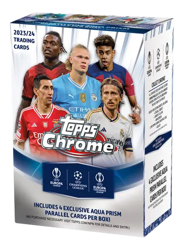 2023/24 Topps Chrome UEFA Club Competitions Soccer Value Box
