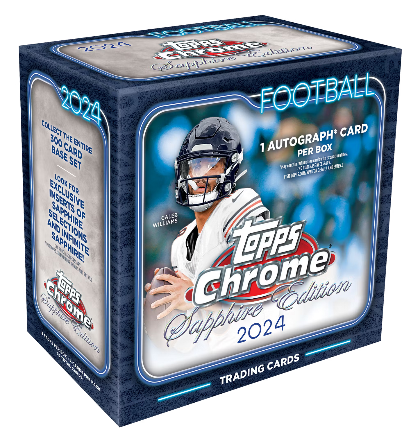 2024 Topps Chrome Football Sapphire Edition Box