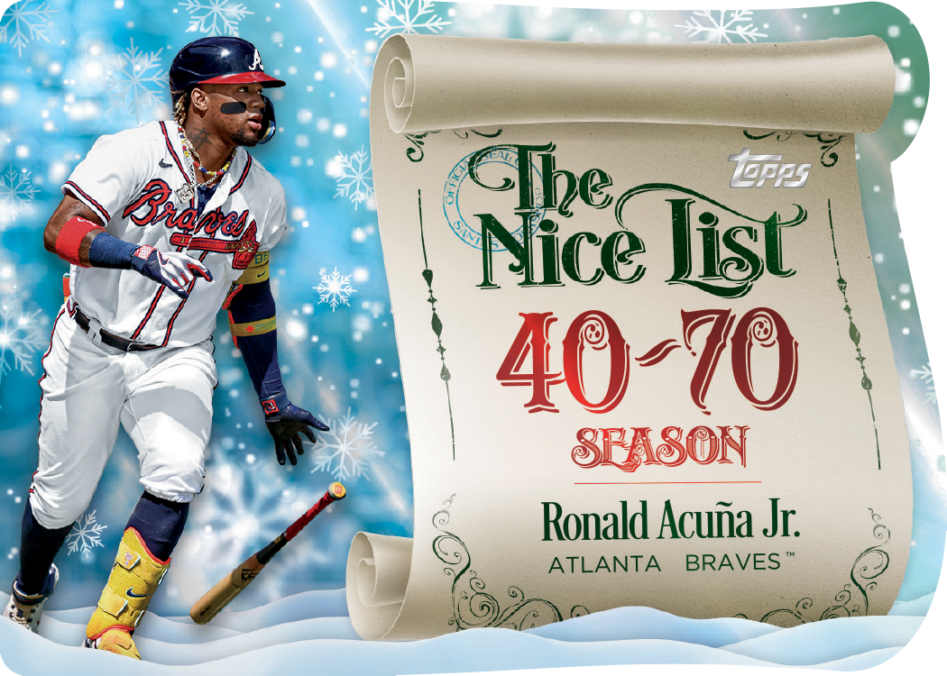 2024 Topps Baseball Holiday Advent Calendar