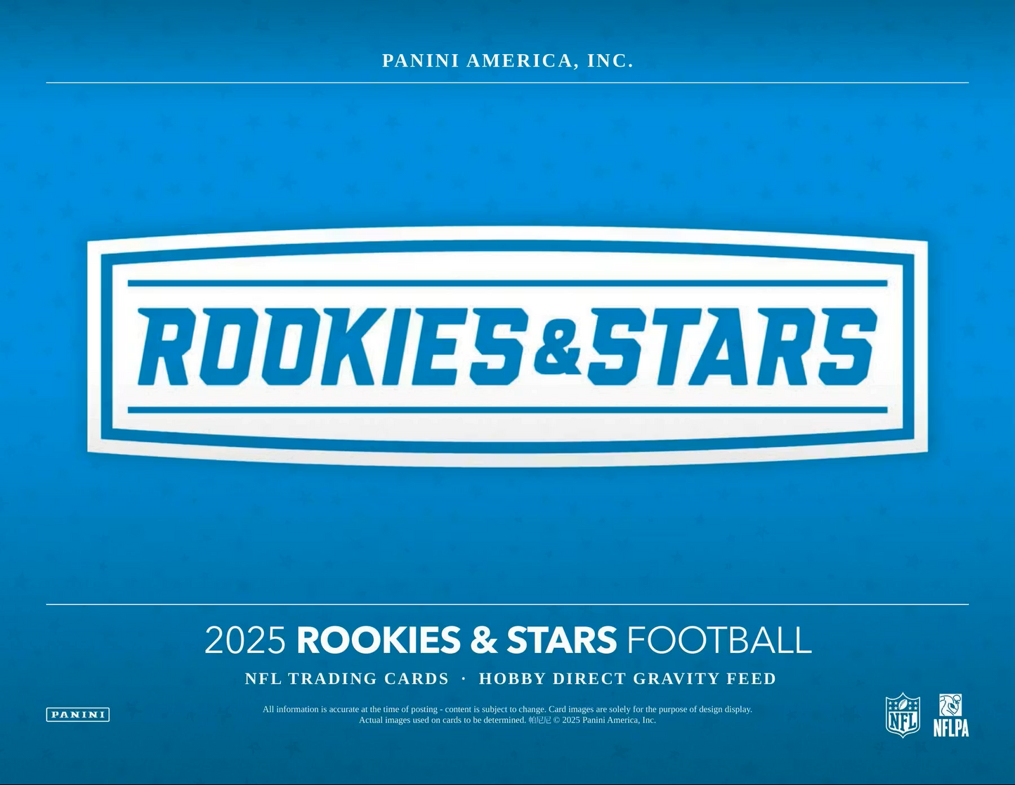 2025 Panini Rookies and Stars Football Gravity Feed Box
