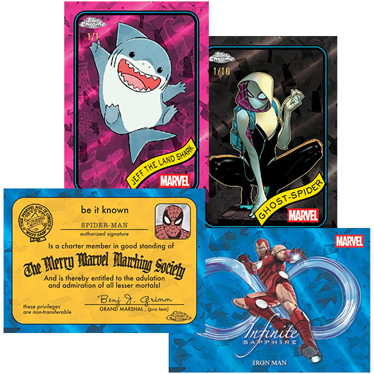 2025 Topps Marvel Chrome Sapphire Edition 10 Box Case