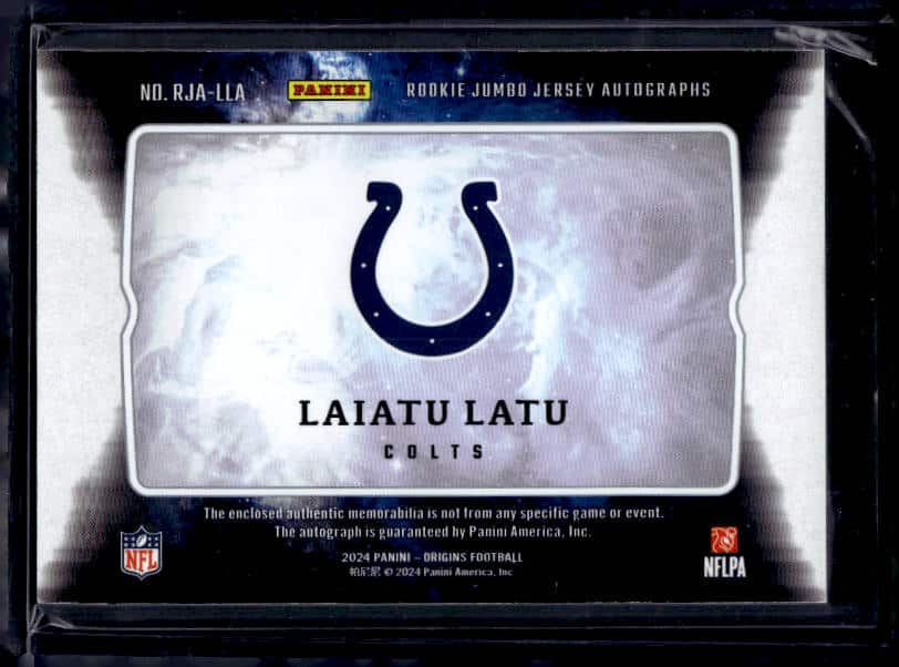 2024 Panini Origins Laiatu Latu #RJA-LLA Rookie Autograph /99