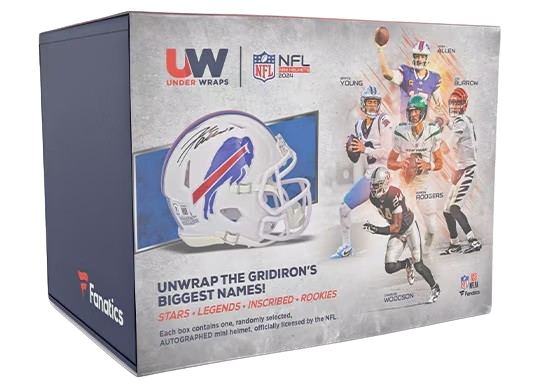 2024 Fanatics Under Wraps NFL Football Mini Helmets