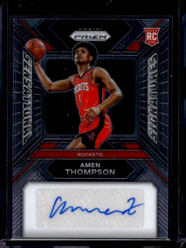 2023/24 Panini Prizm Aman Thompson #SS-AN Rookie Autograph