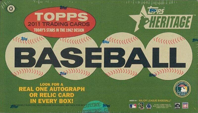 2011 Topps Heritage Baseball Hobby Box