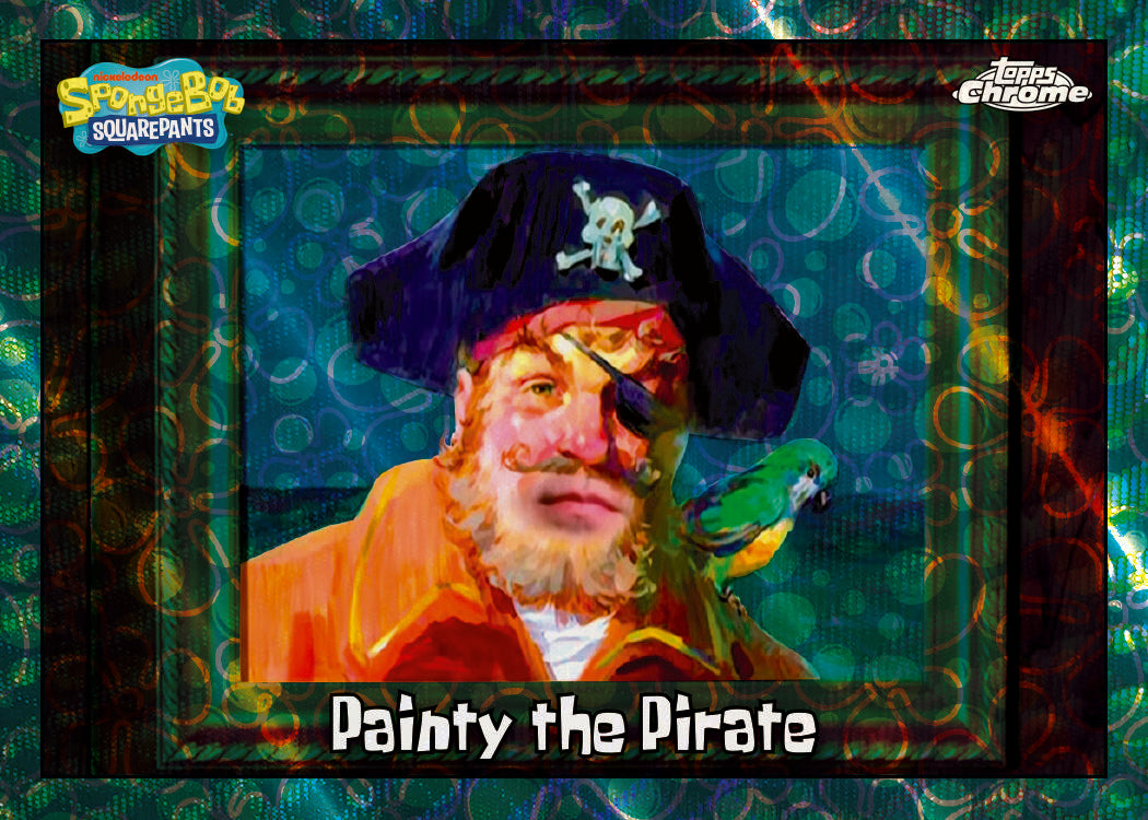 2025 Topps Chrome Spongebob Squarepants 25th Anniversary Blaster Box