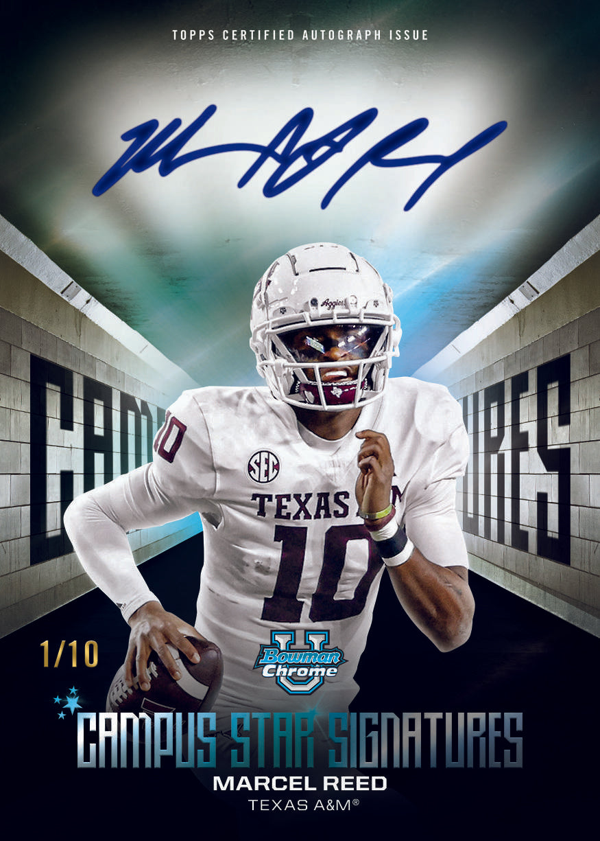 2025 Bowman Chrome University Football Blaster Box