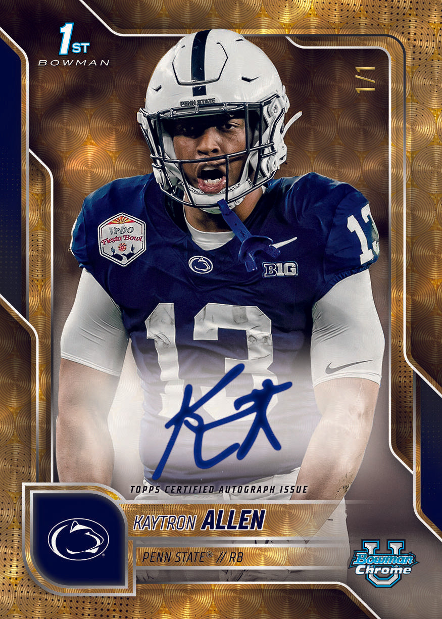 2025 Bowman Chrome University Football Jumbo Box