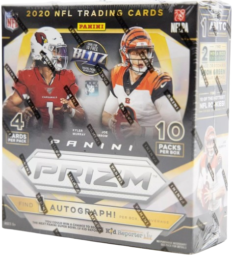 2020 Panini Prizm Football Mega Box (Neon Green Pulsar Prizms)