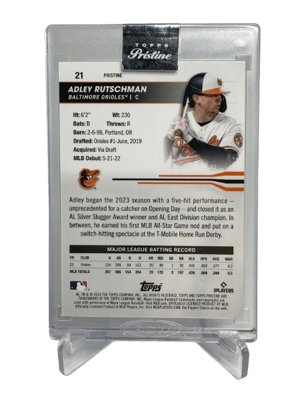 2024 Topps Pristine Adley Rutschman #21 Purple Pristine Refractor /99