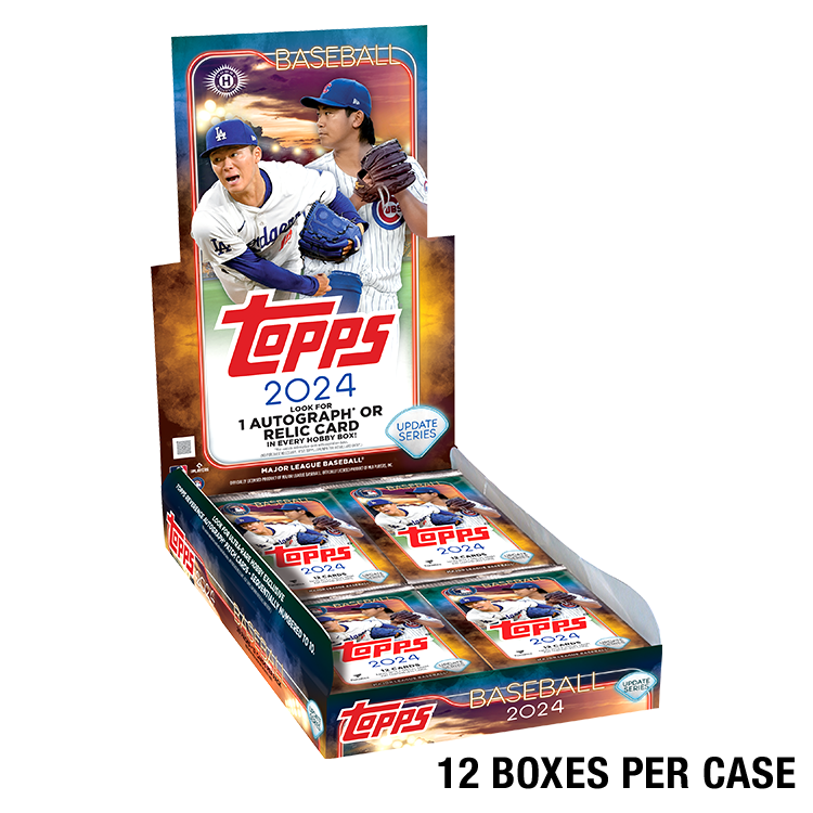2024 Topps Update Series Baseball Hobby 12 Box Case