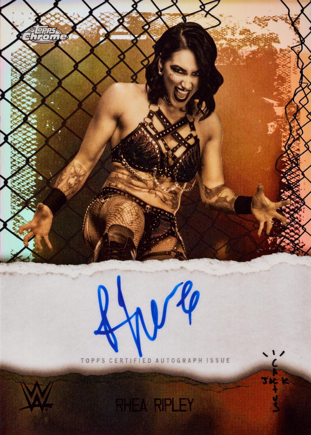 2025 Topps Chrome WWE x Cactus Jack 12 Box Case