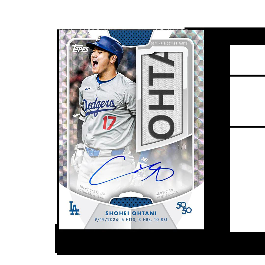 2024 Topps Shohei Ohtani 50/50 Pack - 10 Pack Box