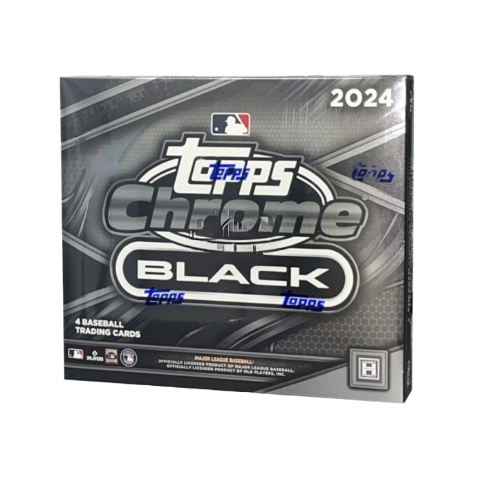 2024 Topps Chrome Black Baseball Hobby 12 Box Case