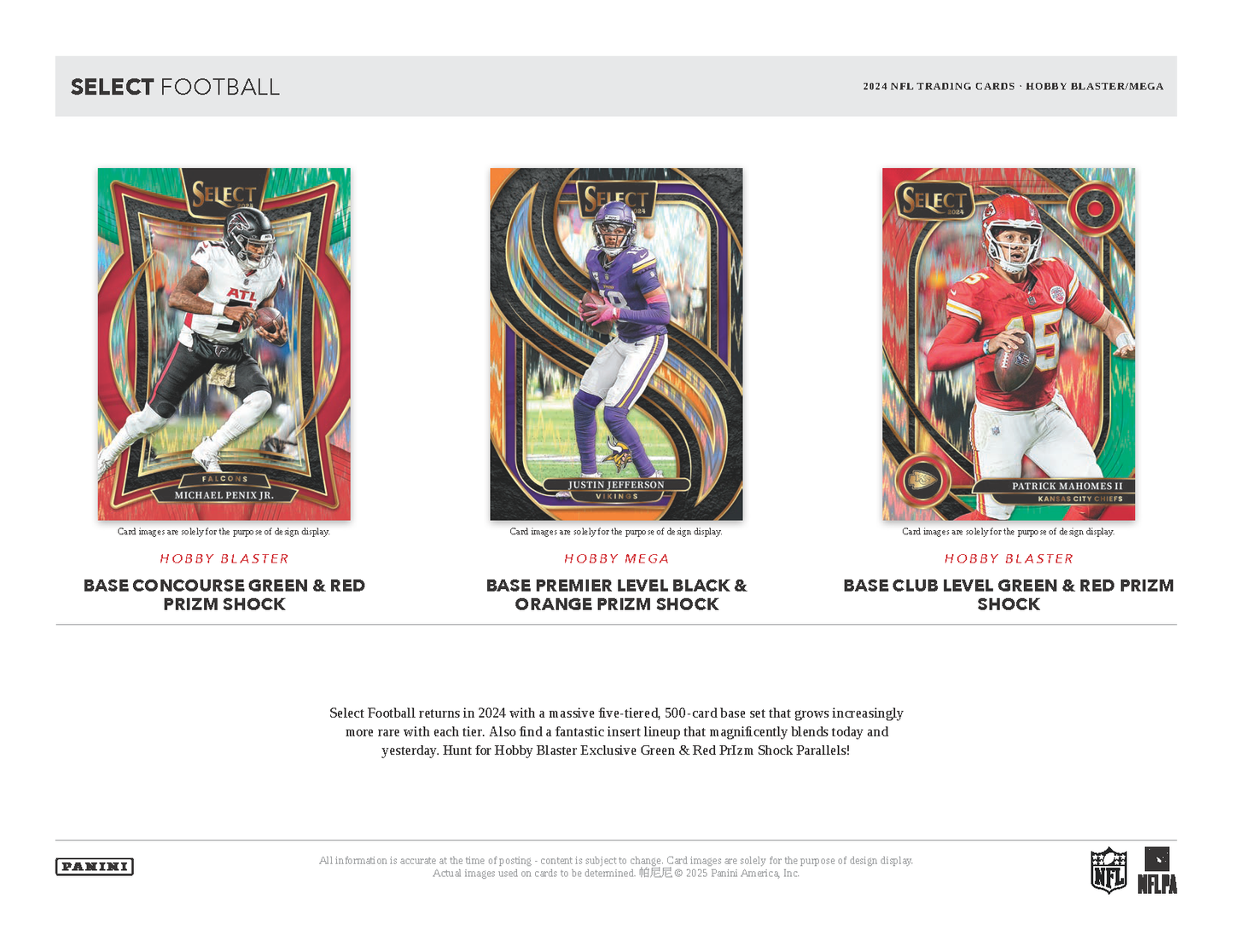 2024 Panini Select Football Hobby Blaster Box