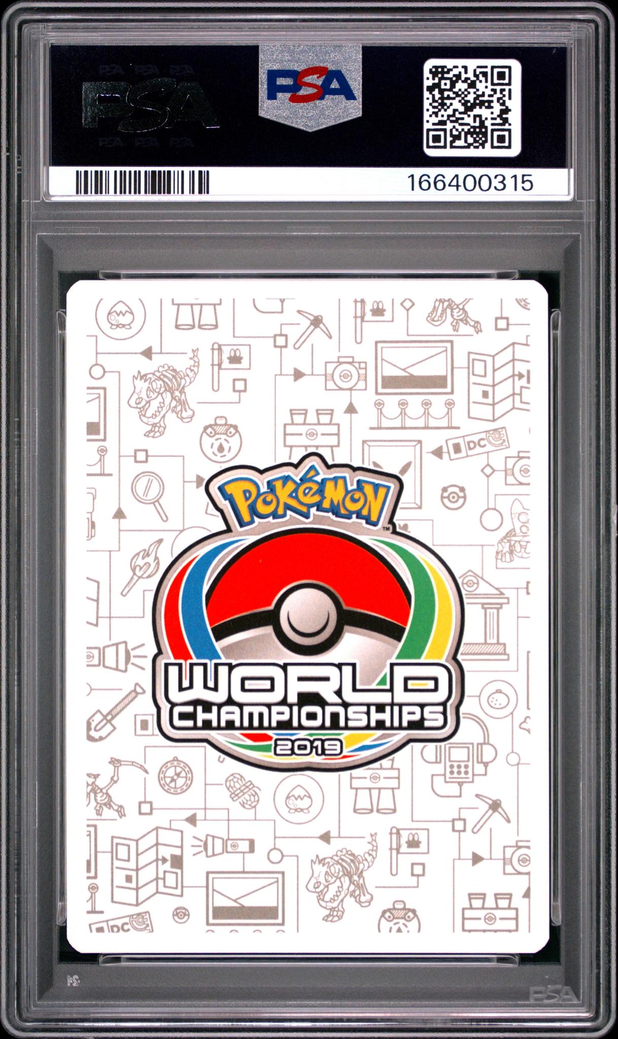 2019 POKEMON 2019 WORLD CHAMPIONSHIPS DECK: PERFECTION #71 MEWTWO & MEW GX PSA 9