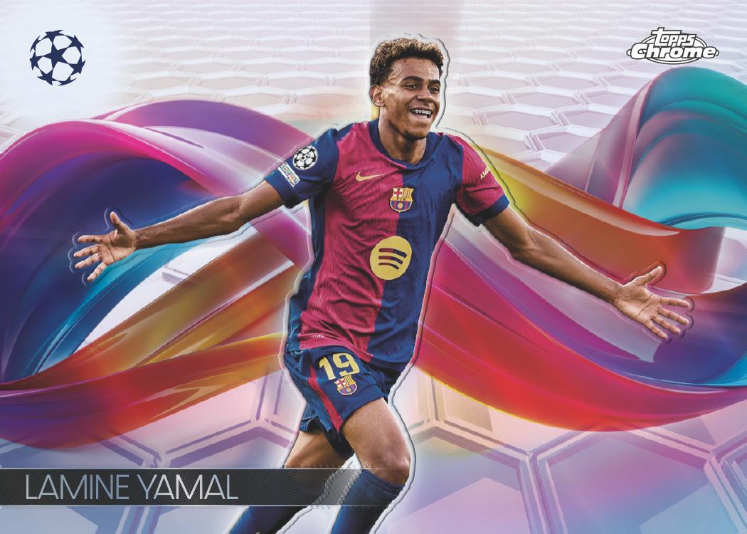 2024/25 Topps UEFA Club Competitions Chrome Soccer Breaker's Delight Box