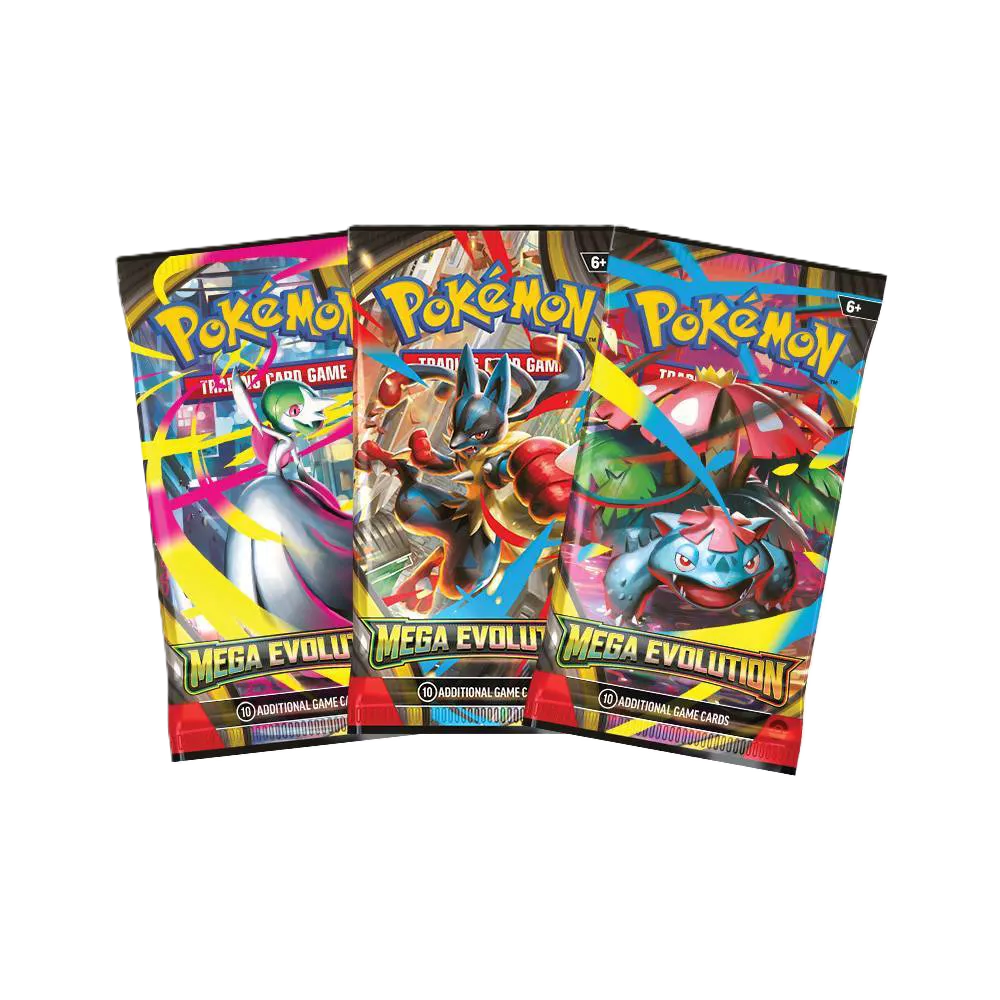 Pokemon Mega Evolution 3-Pack Blister Pack