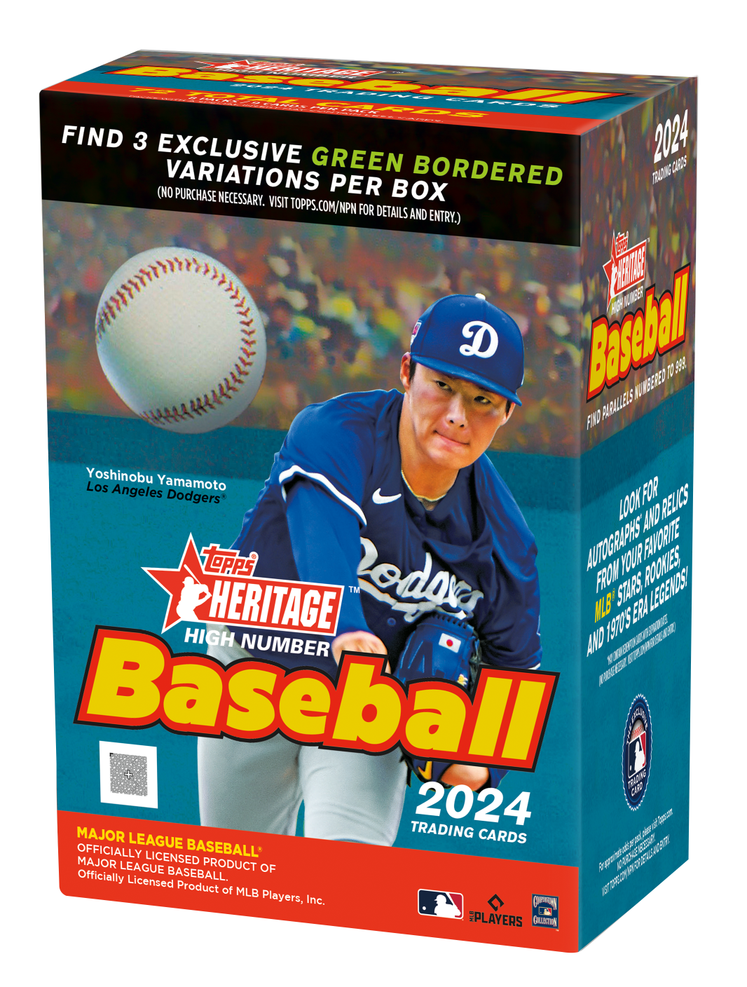 2024 Topps Heritage High Number Baseball Blaster Box
