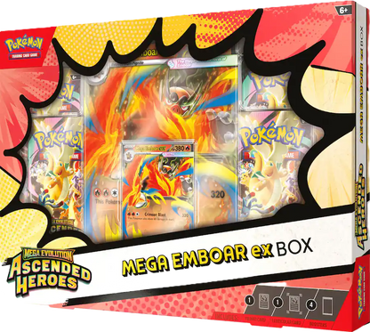 Pokemon Mega Evolution Ascended Heroes EX Box