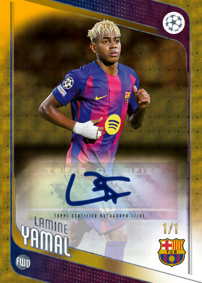 2025-26 Topps UEFA Club Competitions Soccer Hanger Box