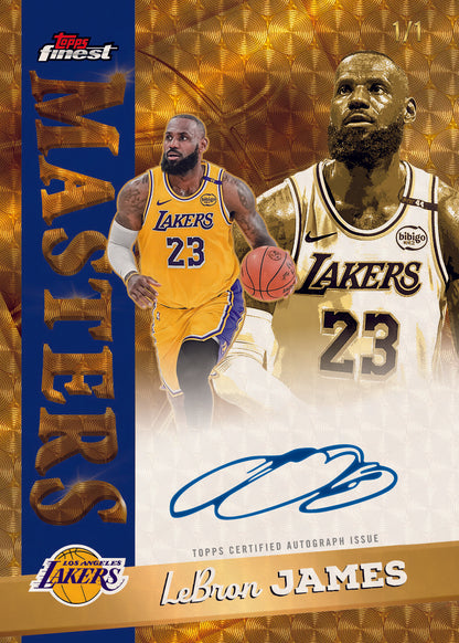 2025/26 Topps Finest Basketball Hobby 8 Box Case