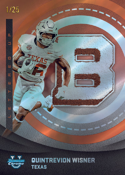 2025 Bowman Chrome University Football Breaker's Delight Box