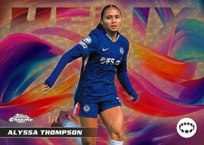 2025/26 Topps UEFA Women's Champions League Chrome Soccer Hobby Box