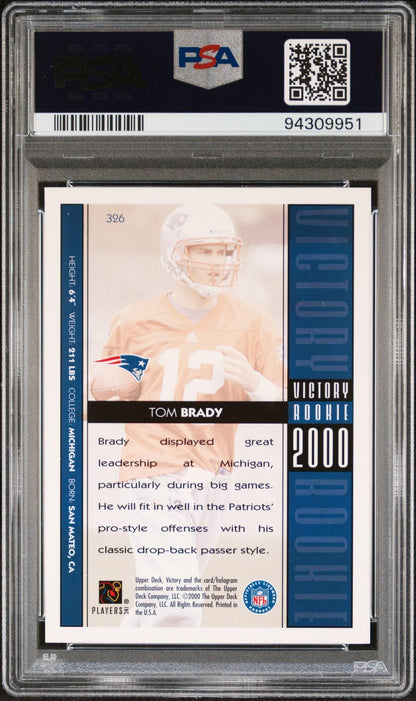 2000 VICTORY 326 TOM BRADY PSA 9