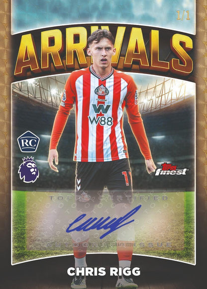 2026 Topps Finest Premier League Soccer Hobby 8 Box Case