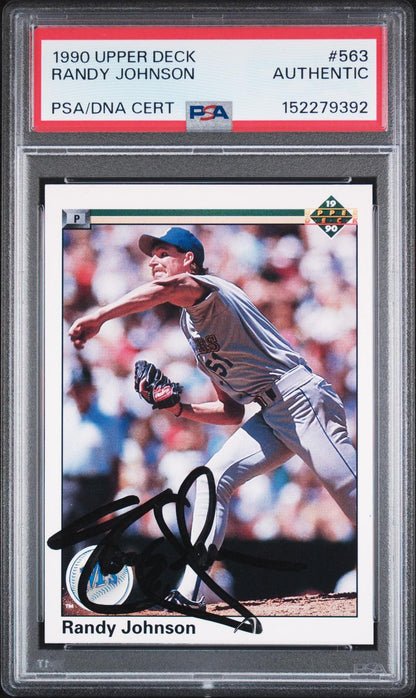 1990 Upper Deck #563 Randy Johnson PSA Authentic