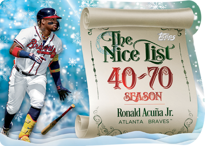 2024 Topps Baseball Holiday Advent Calendar