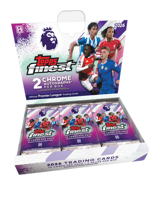 2026 Topps Finest Premier League Soccer Hobby 8 Box Case