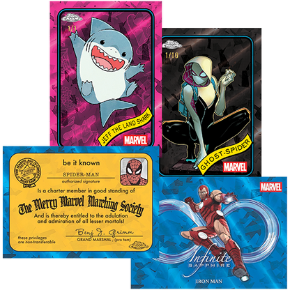 2025 Topps Marvel Chrome Sapphire Edition 10 Box Case