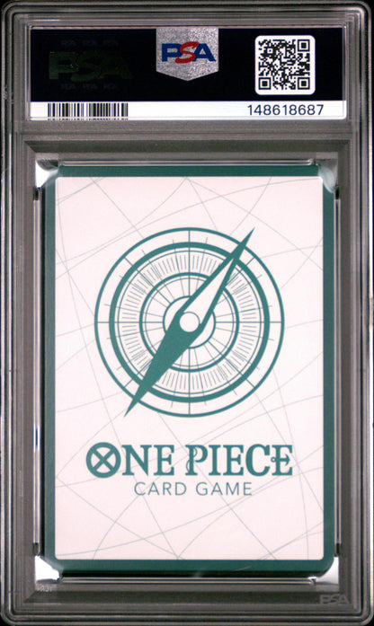 2026 ONE PIECE OP14-EB04-THE AZURE SEA'S SEVEN DON!! CARD EGGHEAD-GOLD PSA 10