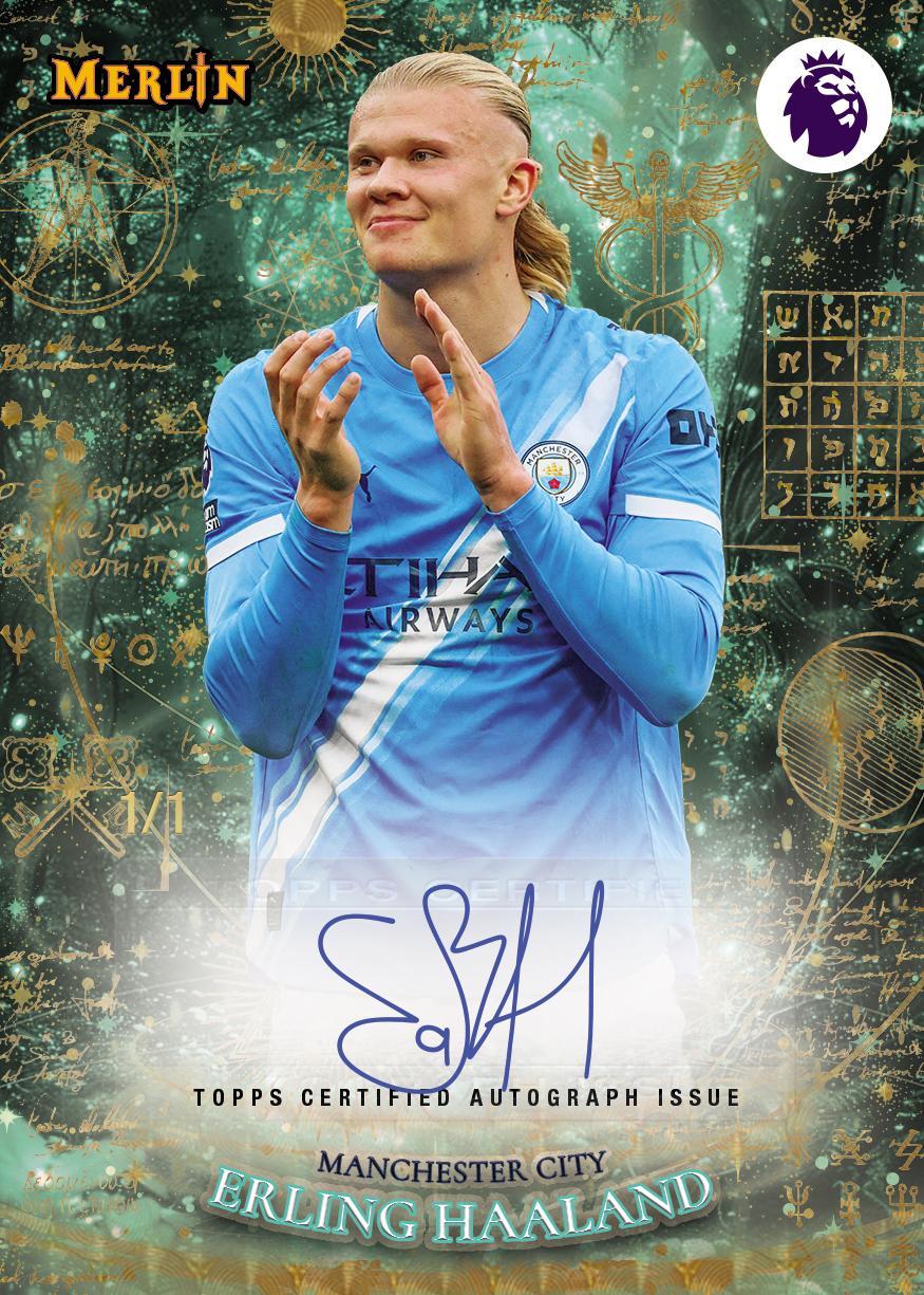2026 Topps Merlin Premier League Soccer Hobby 12 Box Case
