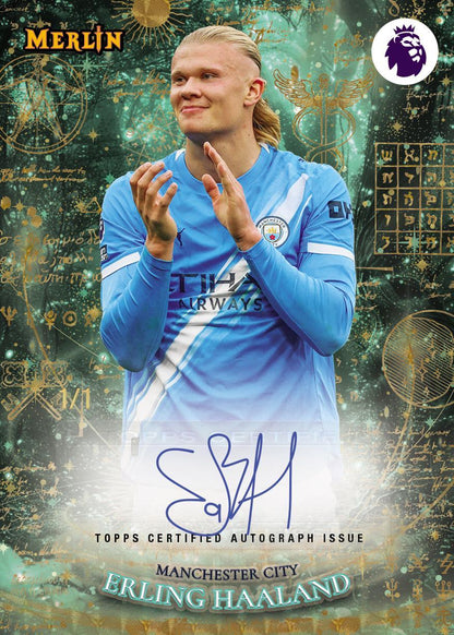 2026 Topps Merlin Premier League Soccer Hobby 12 Box Case