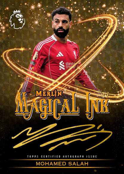 2026 Topps Merlin Premier League Soccer Hobby 12 Box Case