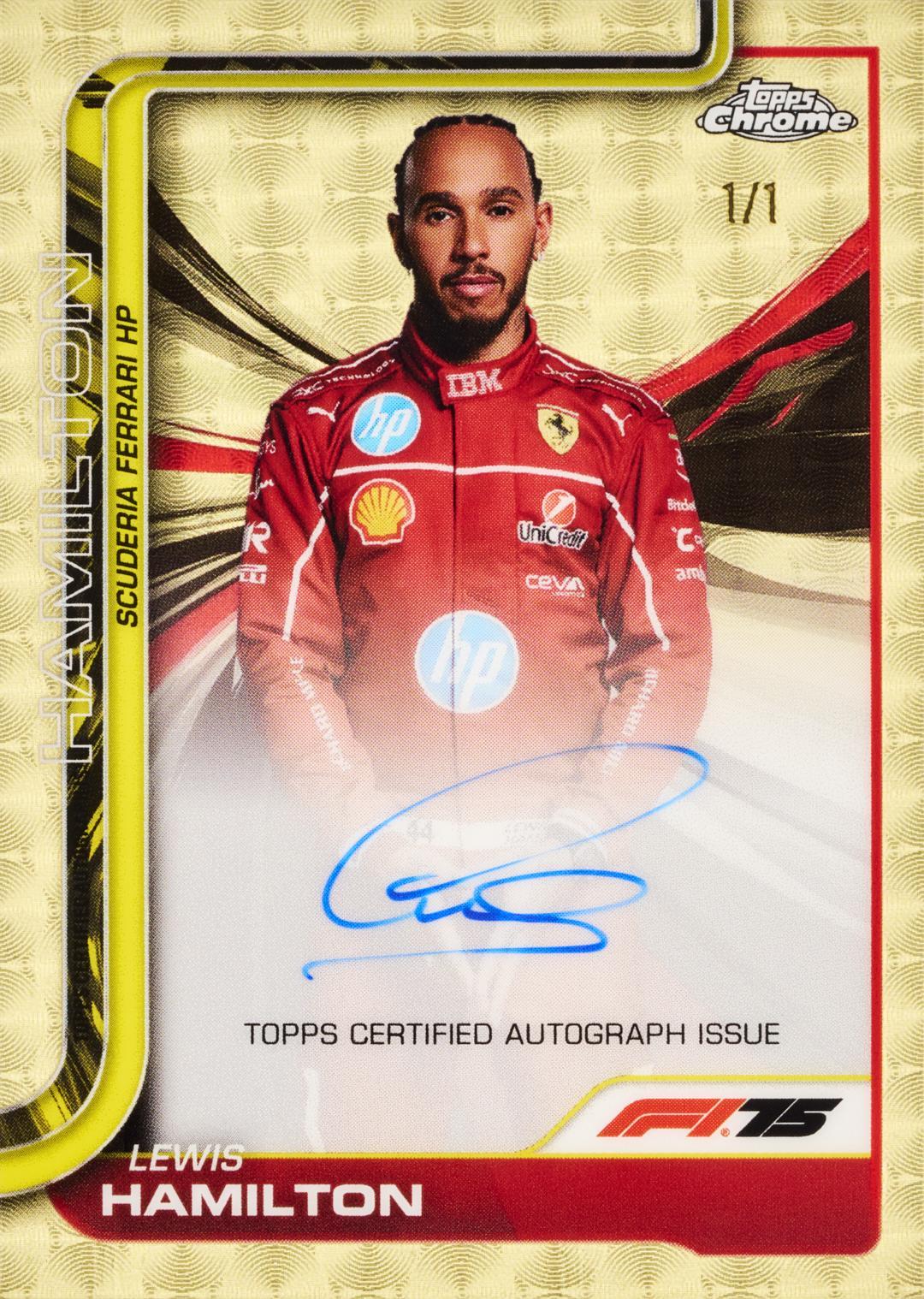 2025 Topps Chrome Formula 1 Racing Hobby 12 Box Case