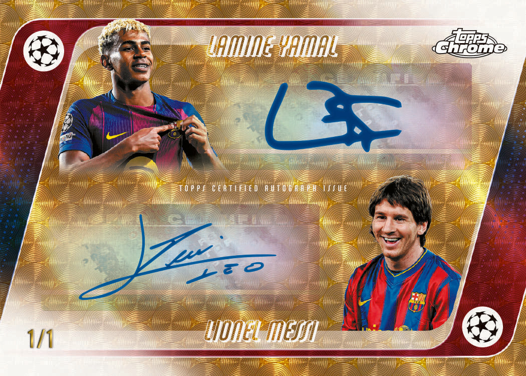 2025/26 Topps UEFA Club Competitions Chrome Soccer Delight 6 Box Case