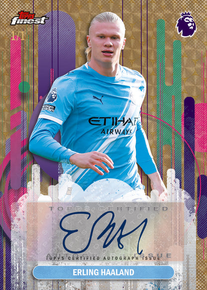 2026 Topps Finest Premier League Soccer Hobby 8 Box Case