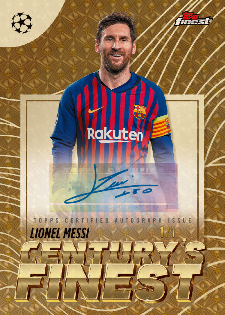 2025/26 Topps UEFA Club Competitions Finest Soccer Hobby 8 Box Case