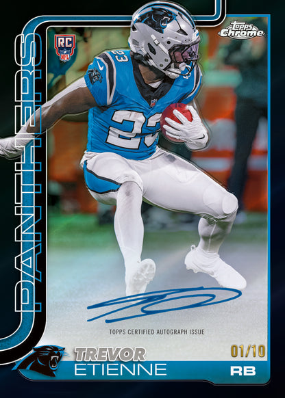 2025 Topps Chrome Football Blaster Box