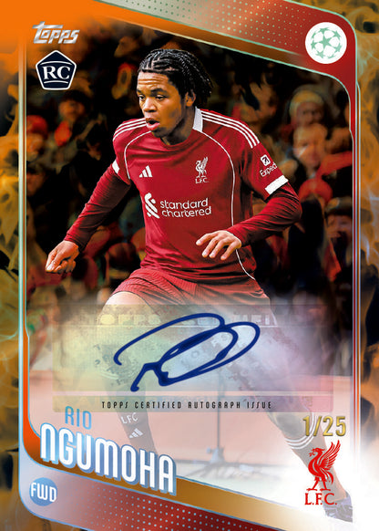 2025-26 Topps UEFA Club Competitions Soccer Hanger Box