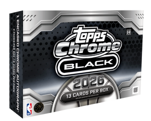 2025/26 Topps Chrome Black Basketball Hobby 8 Box Case