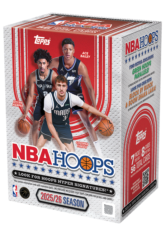 2025/26 Topps NBA Hoops Basketball Blaster 40 Box Case
