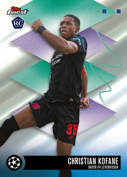 2025/26 Topps UEFA Club Competitions Finest Soccer Hobby 8 Box Case