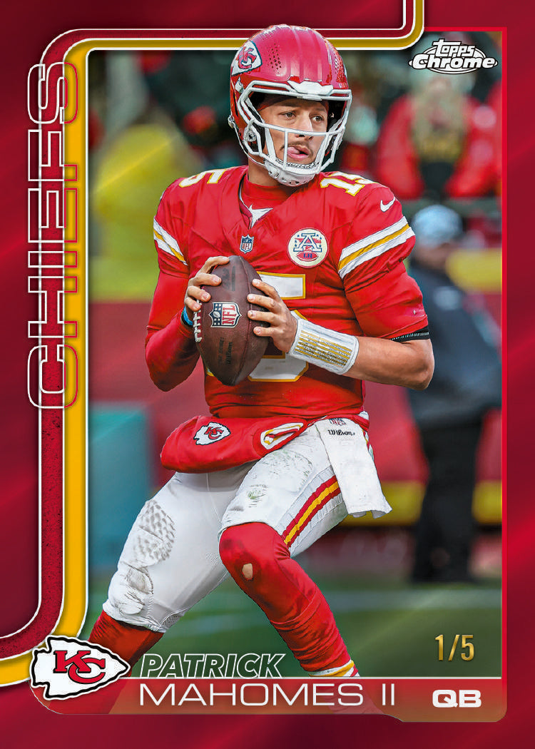 2025 Topps Chrome Football Delight 6 Box Case