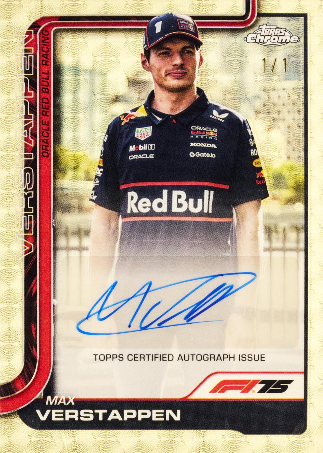 2025 Topps Chrome Formula 1 Racing Hobby 12 Box Case