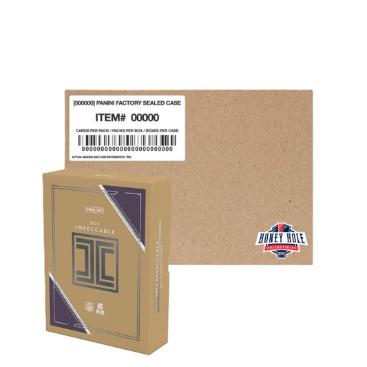 2025 Panini Impeccable Football Hobby 3 Box Case